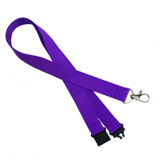 Purple 48 Hour Service Lanyards